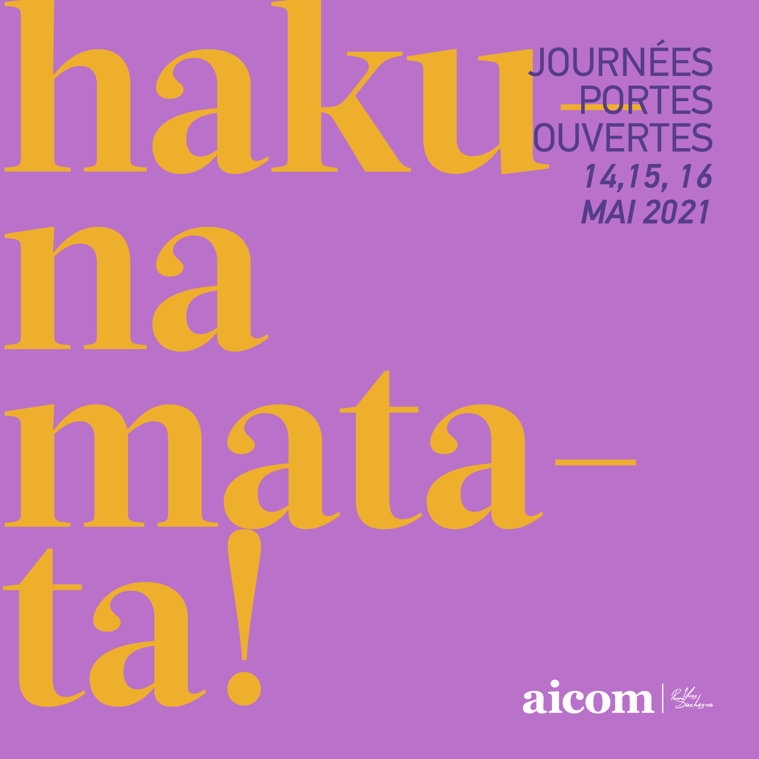 journées portes ouvertes mai 2021 AICOM
