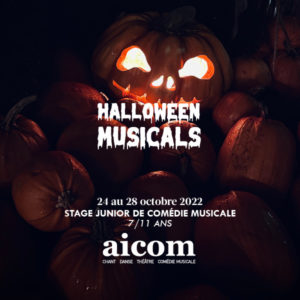 Stage Junior Halloween Musicals - Du 24 au 28 octobre 2022