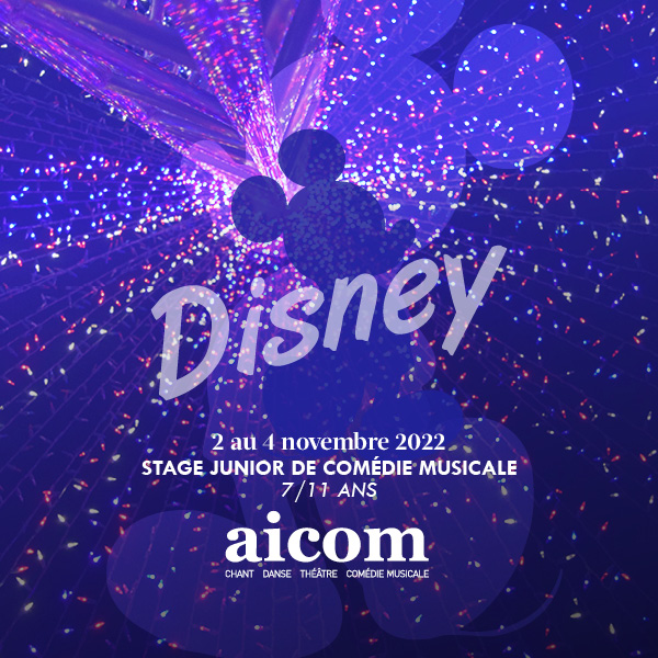 Stage Junior Disney - Du 2 au 4 novembre 2022