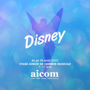 Stage Junior Disney - Du 16 au 18 août 2023