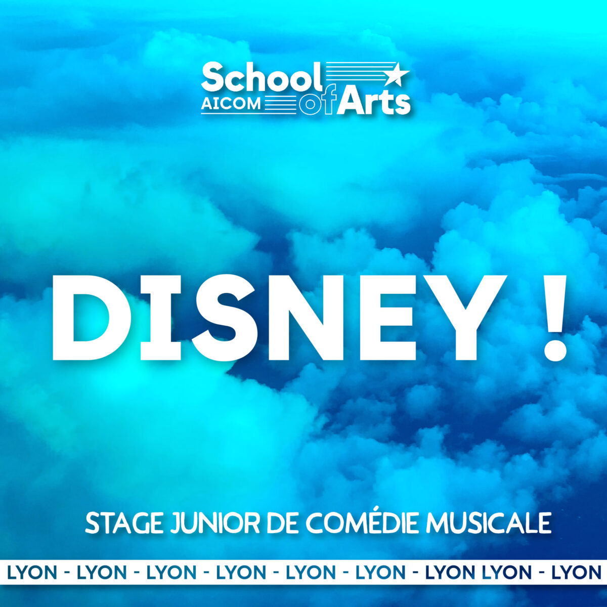 Stage Junior Disney ! - Du mardi 15 au vendredi 18 juillet 2025 - Campus Lyon