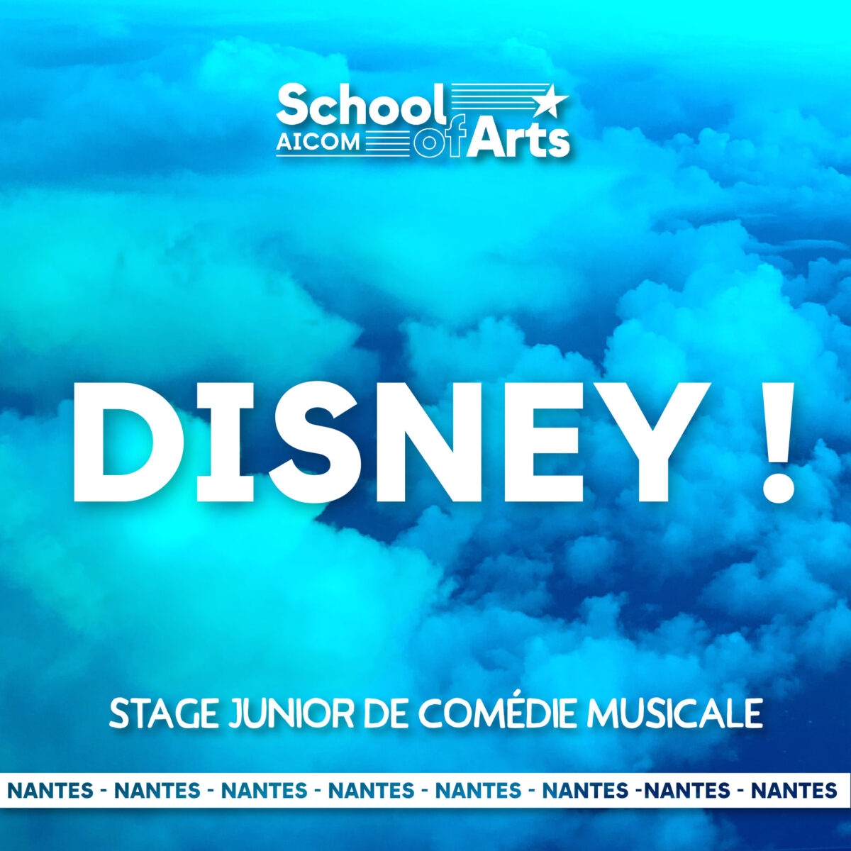 Stage Junior Disney - Du mardi 15 au vendredi 18 juillet 2025 - Campus Nantes