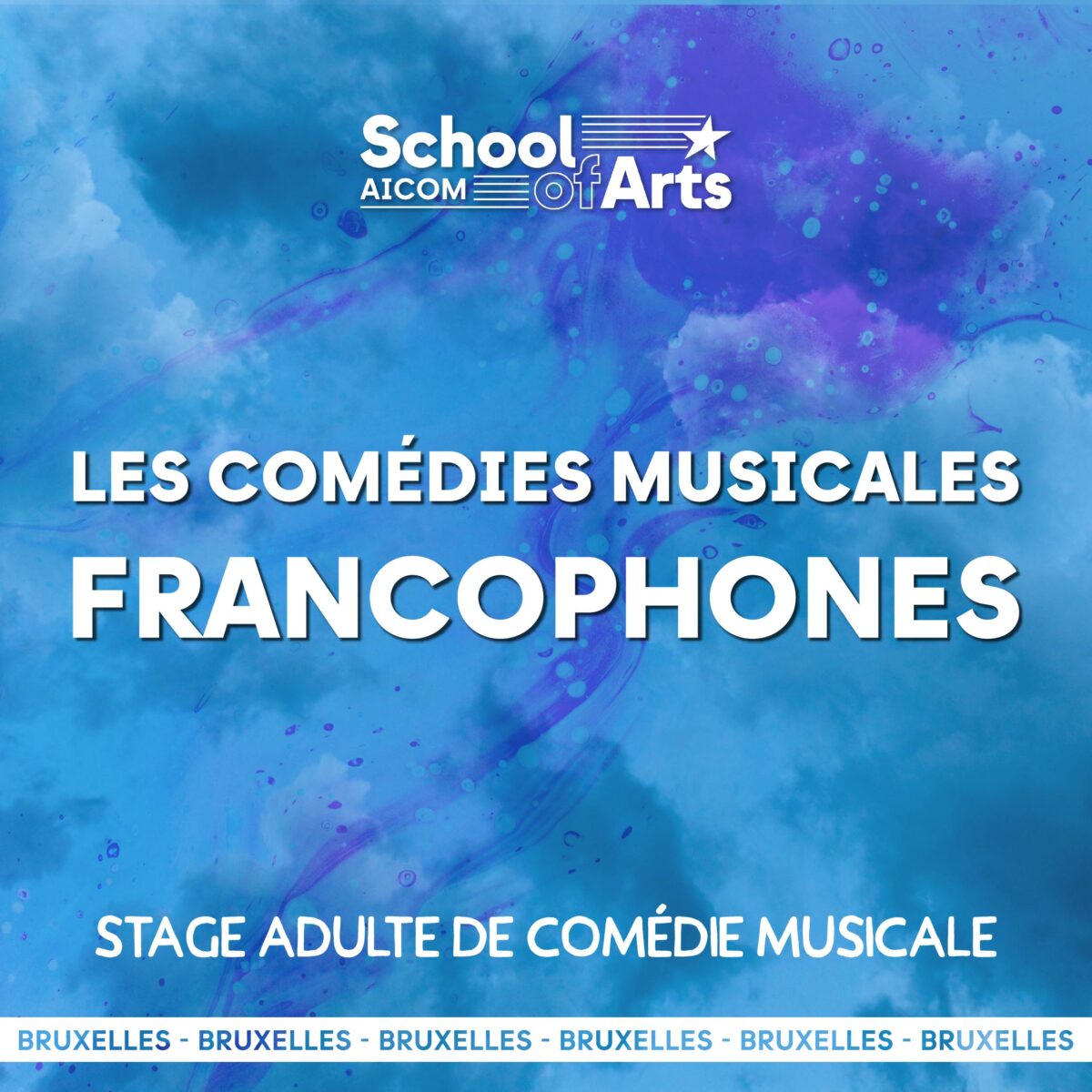 Stage Les comédies musicales Francophones - Du lundi 05 au vendredi 09 mai 2025 - Campus Bruxelles