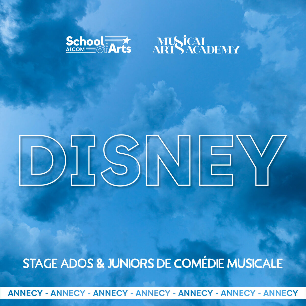 Stage Ados & Juniors Disney - Du mardi 15 au vendredi 18 juillet 2025 - Campus Annecy